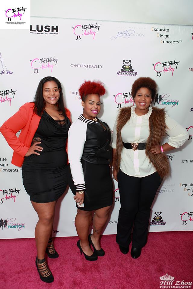 Curvy Boston was featured at the thicky chicky launch!